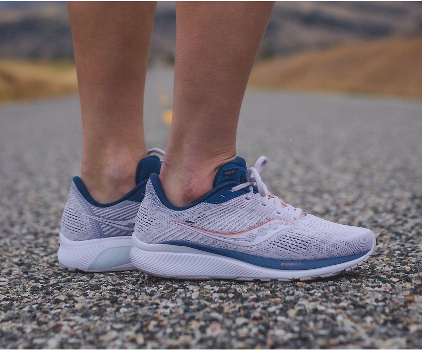 Női Saucony Guide 14 Futócipő Szürke Bordó | HU 396JPQ